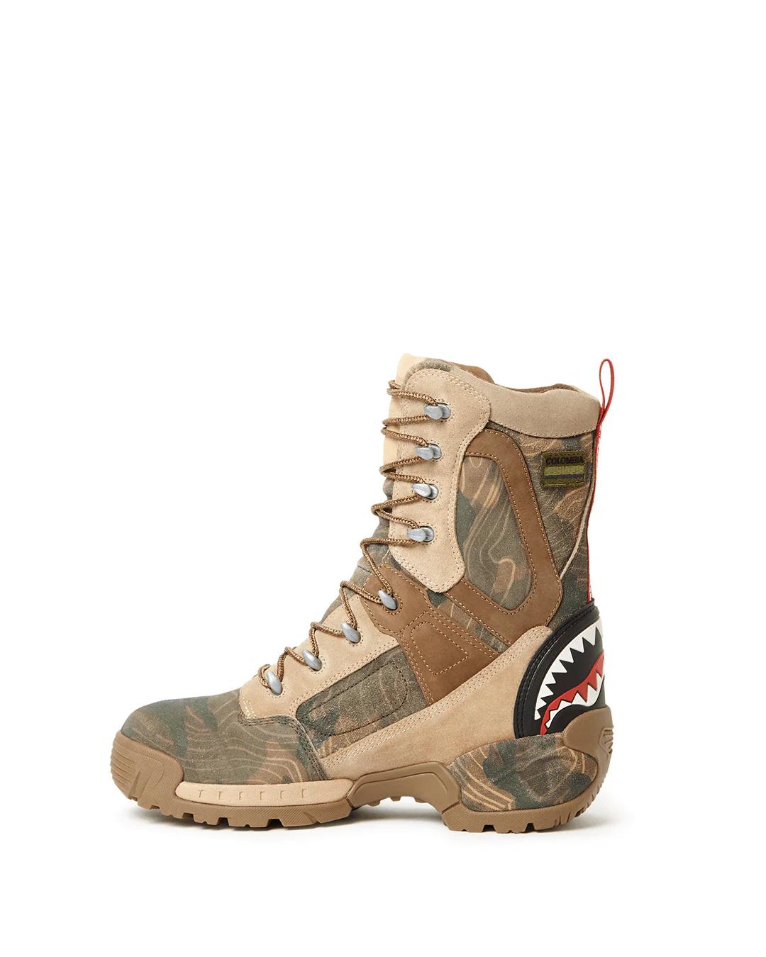Sprayground Recommended | CAMO TERRAIN FUERZA COBRA PARATROOPER BOOTS - MADE IN COLOMBIA NUMBERE