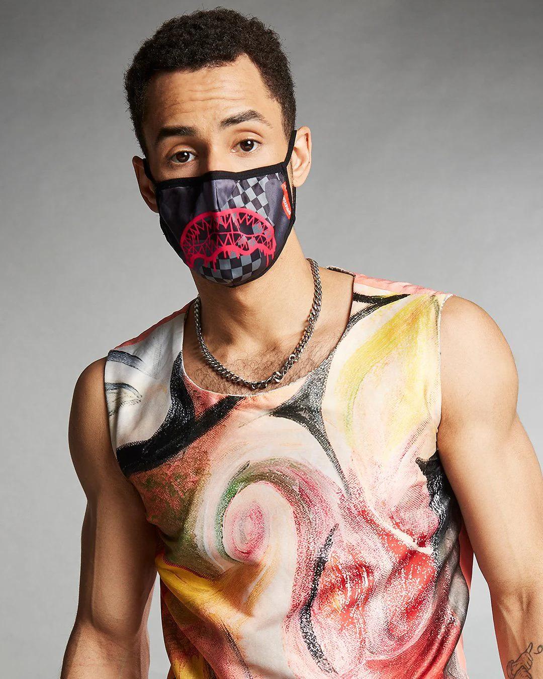Sprayground Best Seller | 3AM PINK DRIP FACE MASK