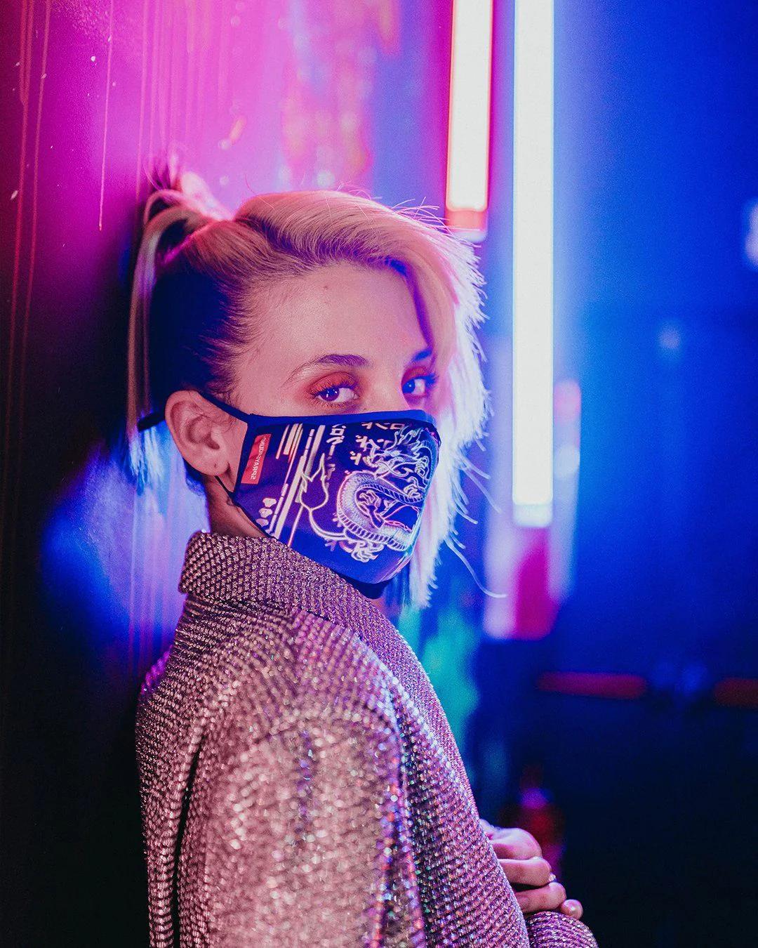 Sprayground Classic | ナイトドラゴン (NITE DRAGON) FACE MASK