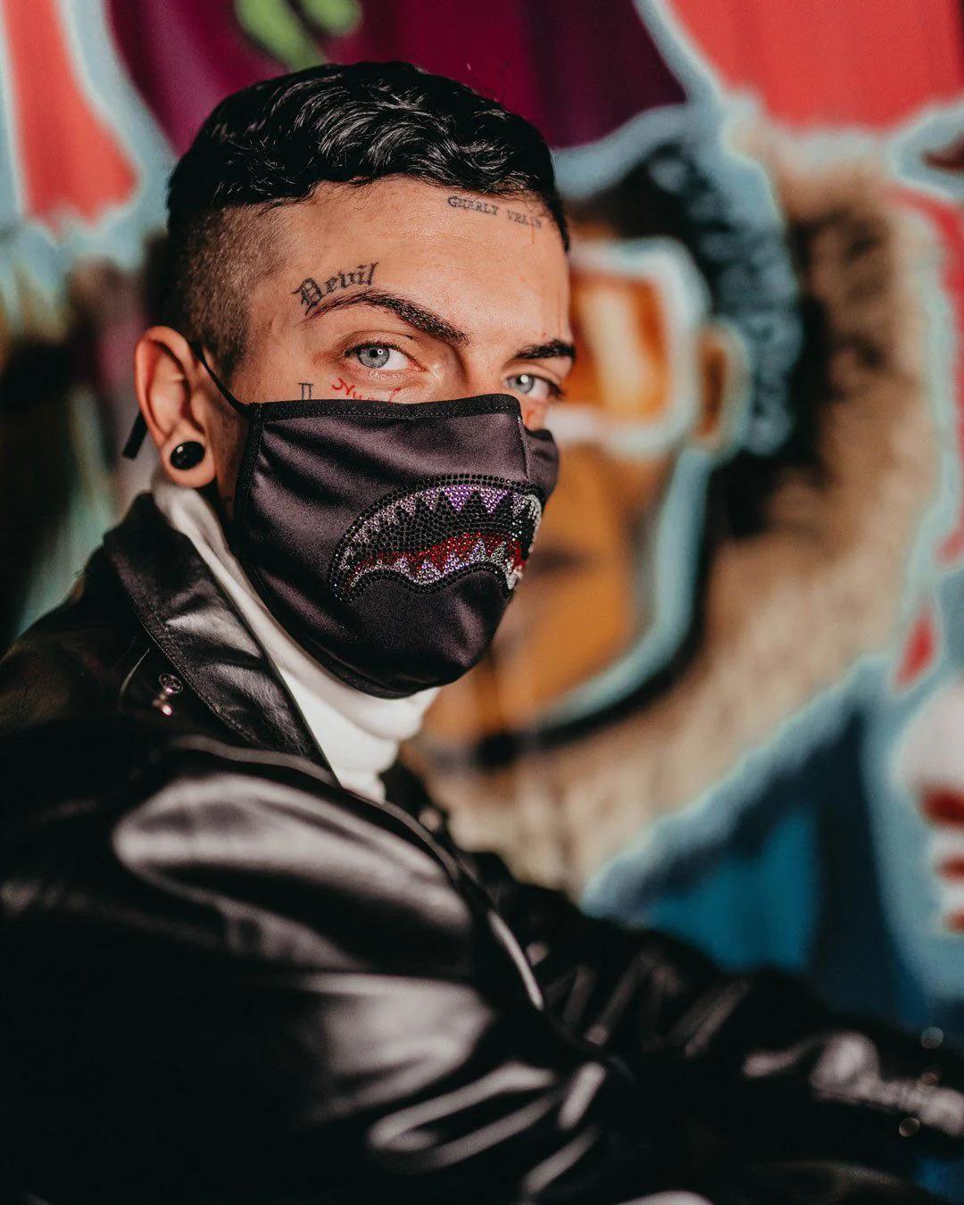 Sprayground Premium | CLEARCUT FACE MASK (BLACK)