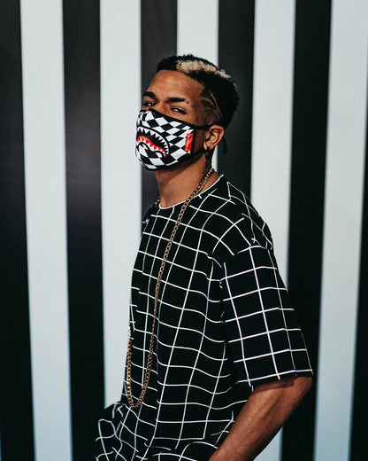 Sprayground Featured | TRIPPY CHECK FACE MASK