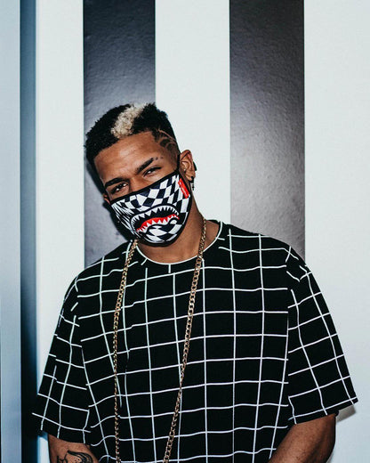 Sprayground Featured | TRIPPY CHECK FACE MASK