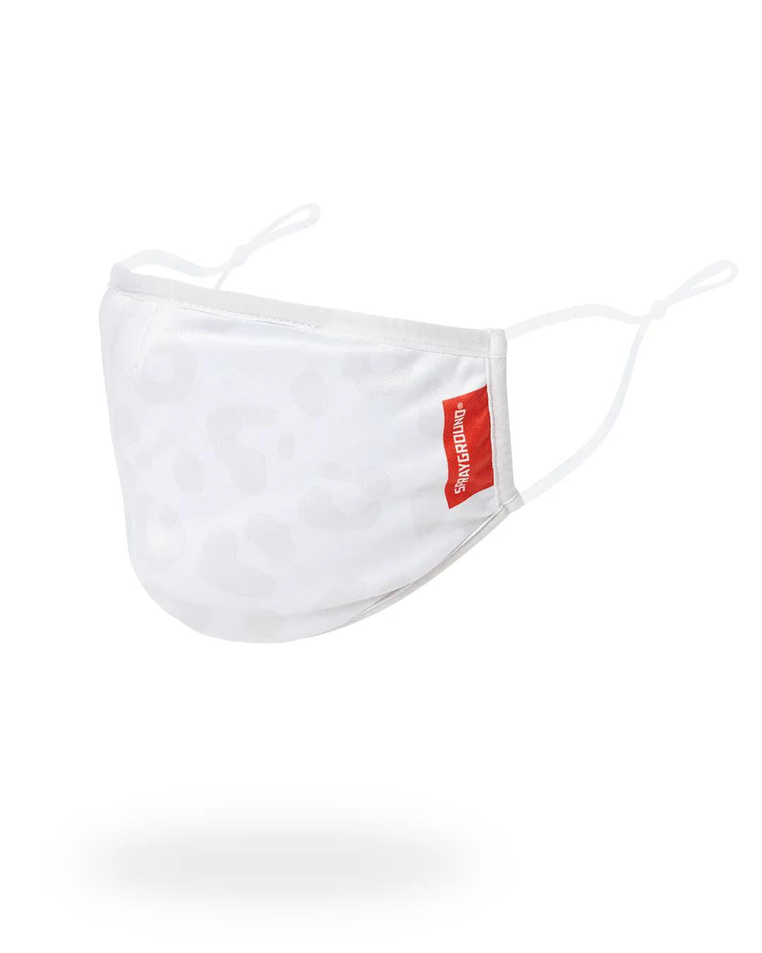 Sprayground Popular | SNOW LEOPARD POLYESTER FACE MASK