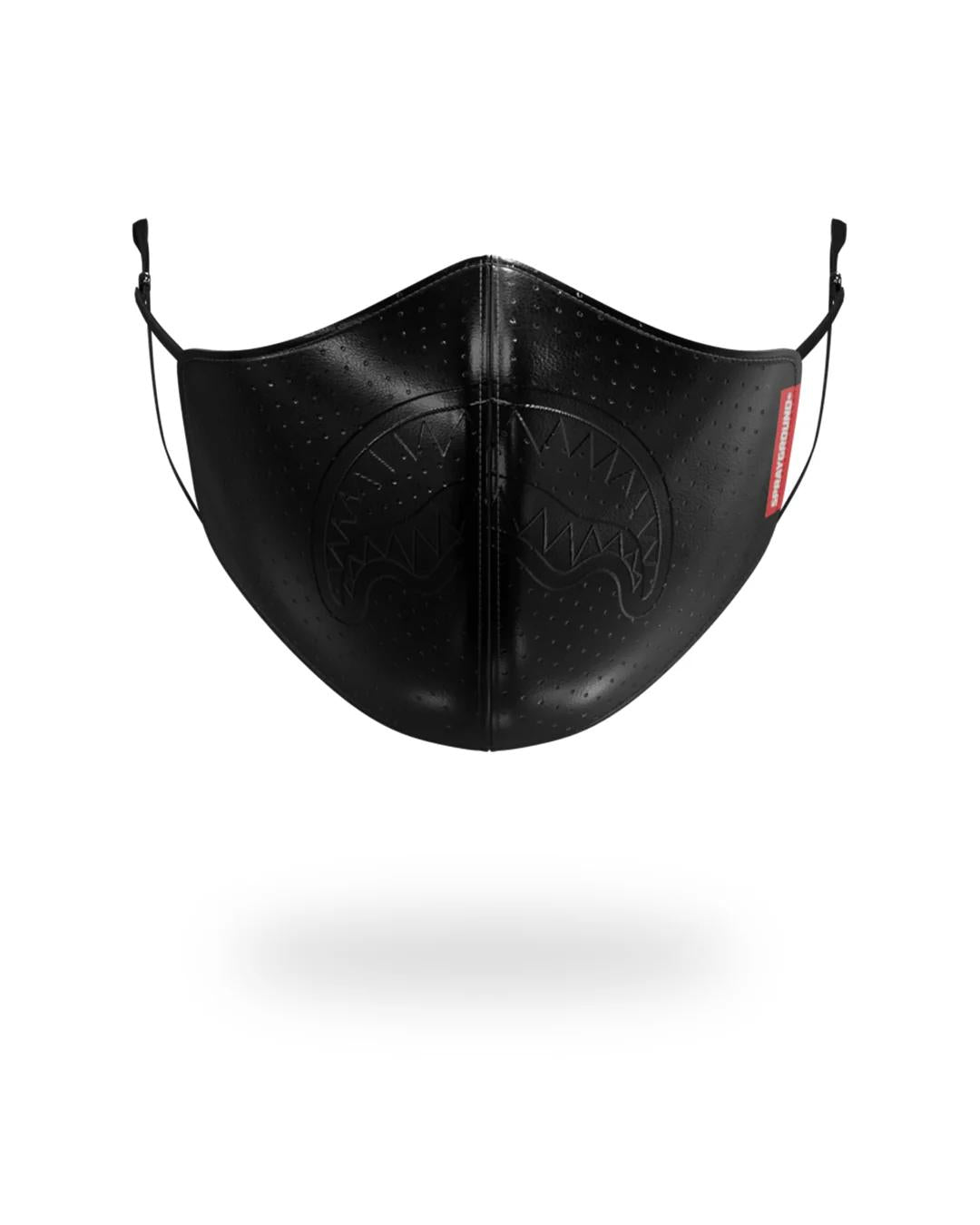 Sprayground Exclusive | MIDNIGHT SHARK VEGAN LEATHER FACEMASK