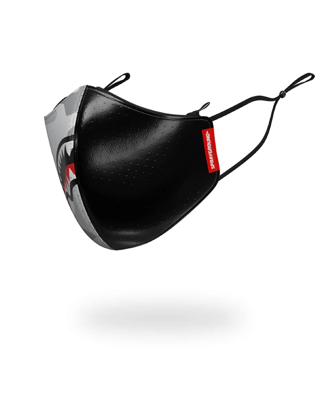 Sprayground Essential | DAMAGE CONTROL STASH POCKET VEGAN LEATHER FACE MASK