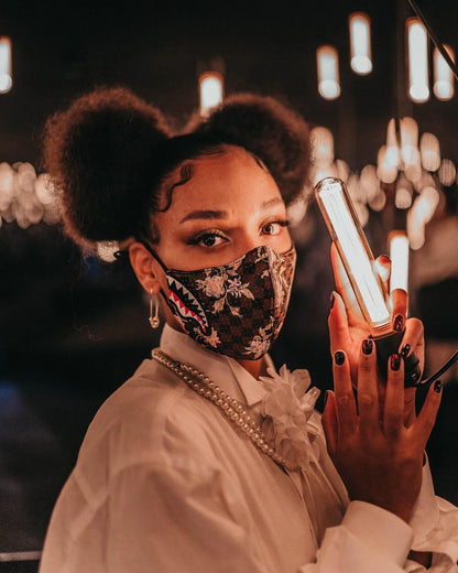 Sprayground Featured | SHARKFLOWER VEGAN LEATHER FACE MASK