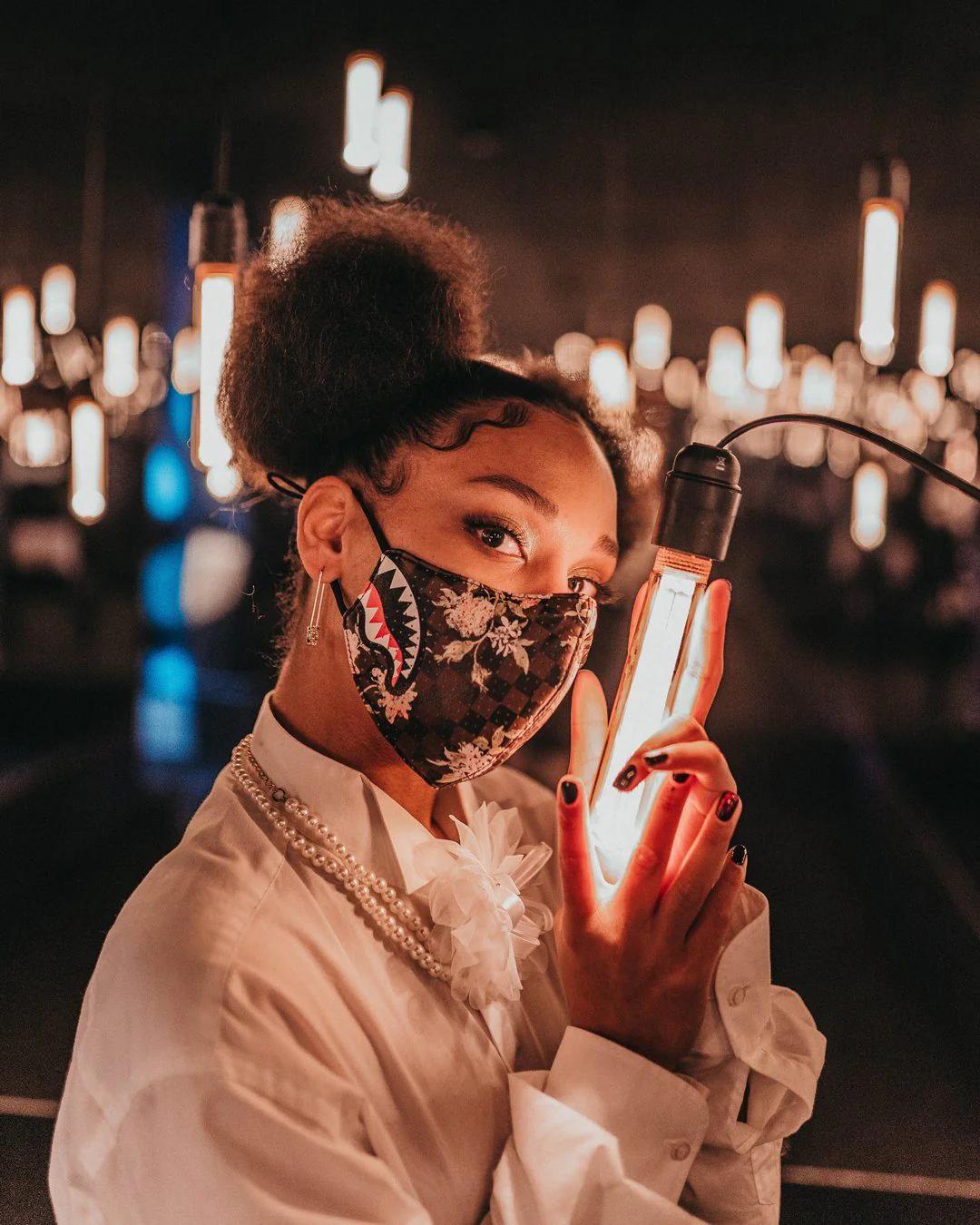 Sprayground Featured | SHARKFLOWER VEGAN LEATHER FACE MASK