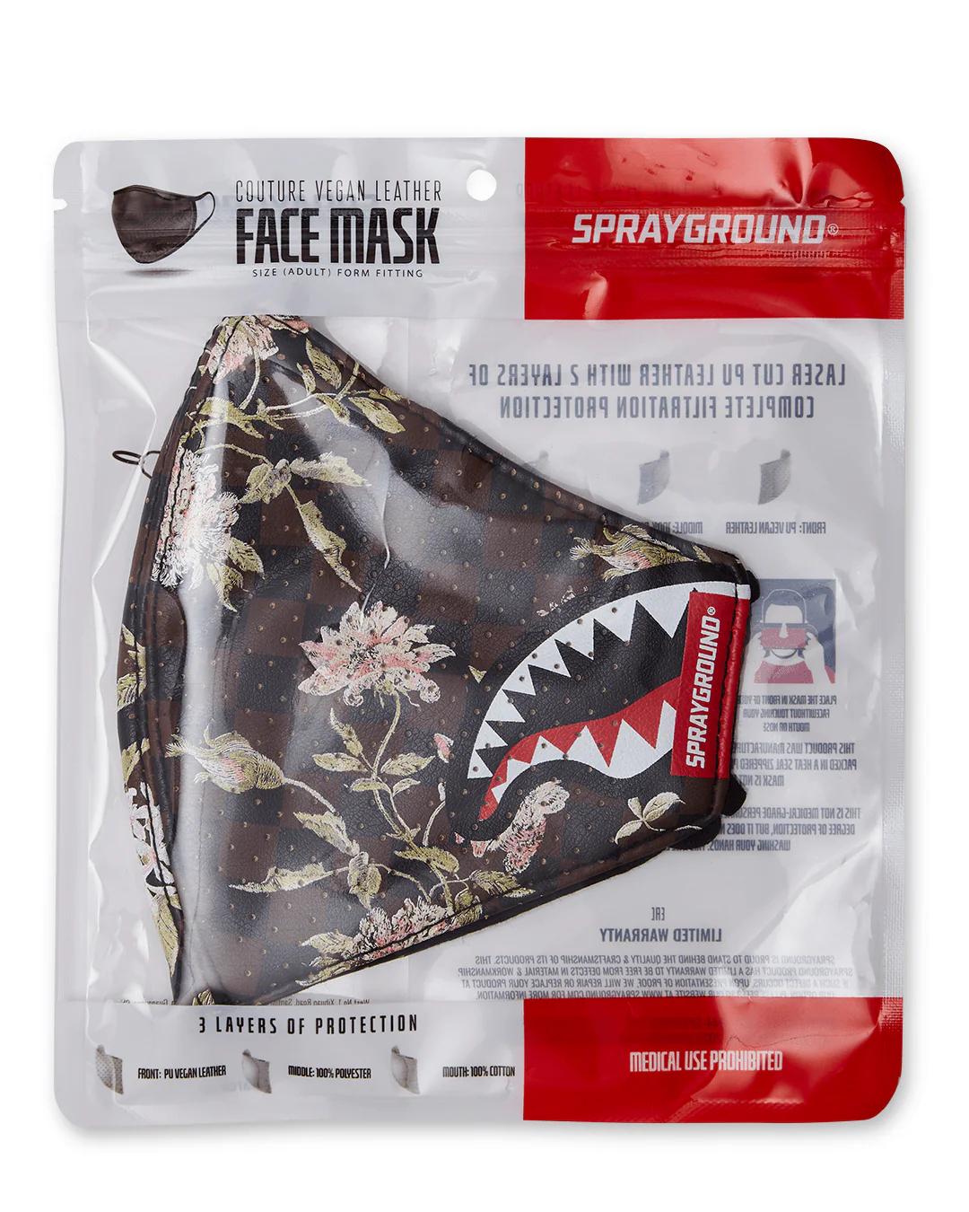Sprayground Featured | SHARKFLOWER VEGAN LEATHER FACE MASK