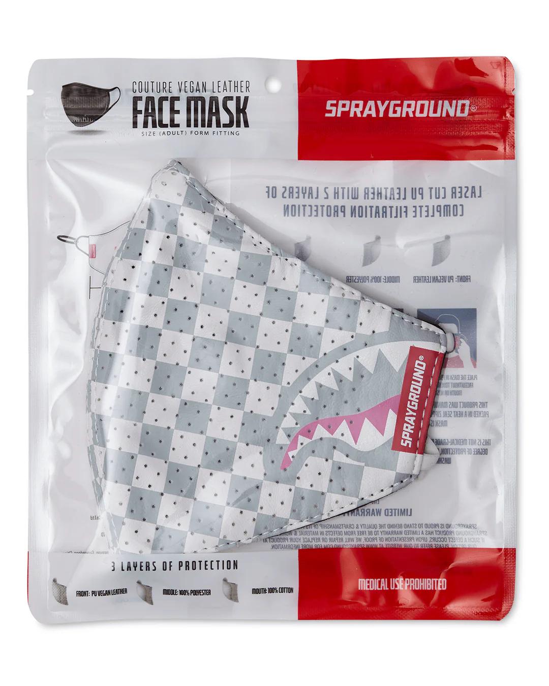 Sprayground Popular | ROSE ALL DAY VEGAN LEATHER FACE MASK