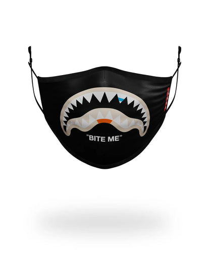 Sprayground Recommended | BITE ME SHARK (BLK) POLYESTER FACE MASK