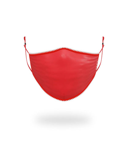 Sprayground Signature | ADULT VERTICAL SHARK (RED) FORM-FITTING FACE MASK