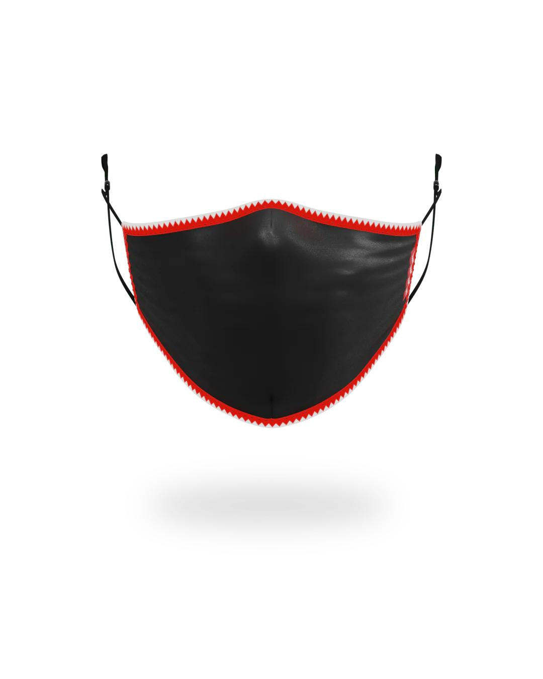Sprayground Essential | ADULT VERTICAL SHARK (BLACK) FORM-FITTING FACE MASK