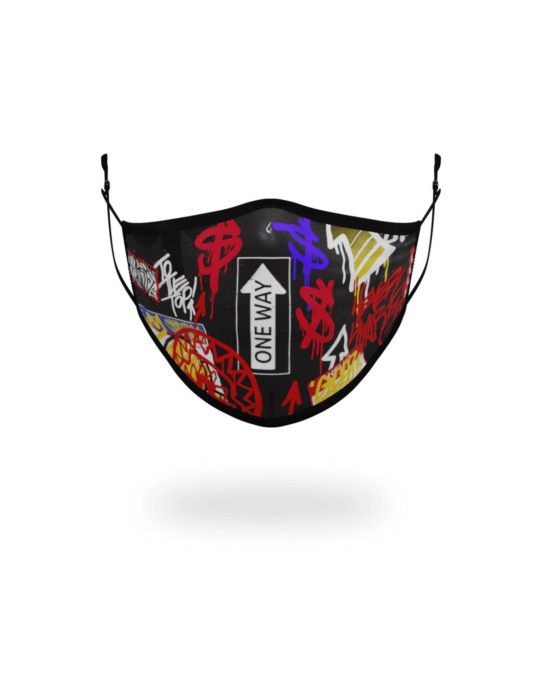 Sprayground Best Seller | ADULT ONE WAY FORM-FITTING FACE MASK