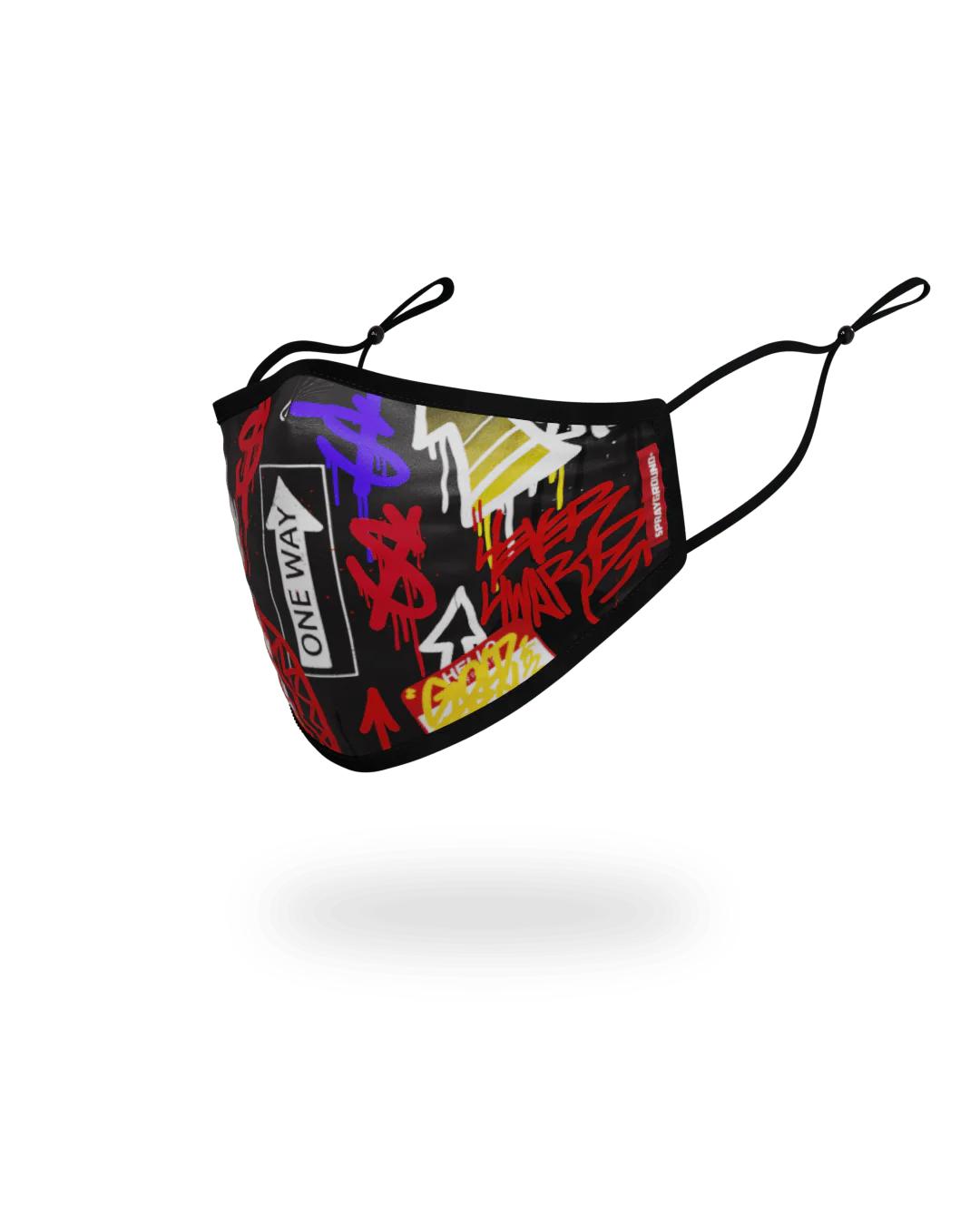Sprayground Best Seller | ADULT ONE WAY FORM-FITTING FACE MASK