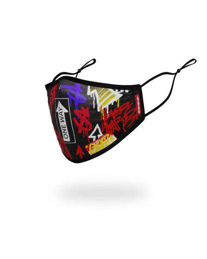 Sprayground Best Seller | ADULT ONE WAY FORM-FITTING FACE MASK