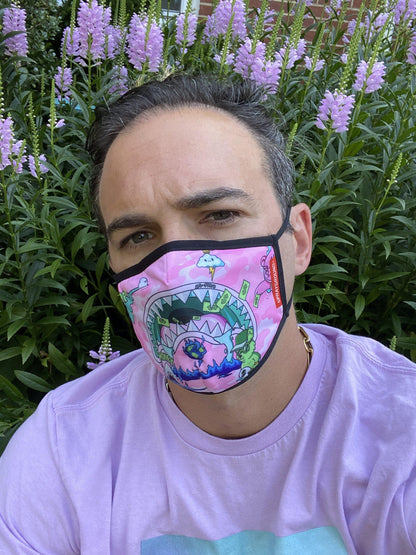 Sprayground Exclusive | ADULT DBD LAND FORM-FITTING FACE MASK