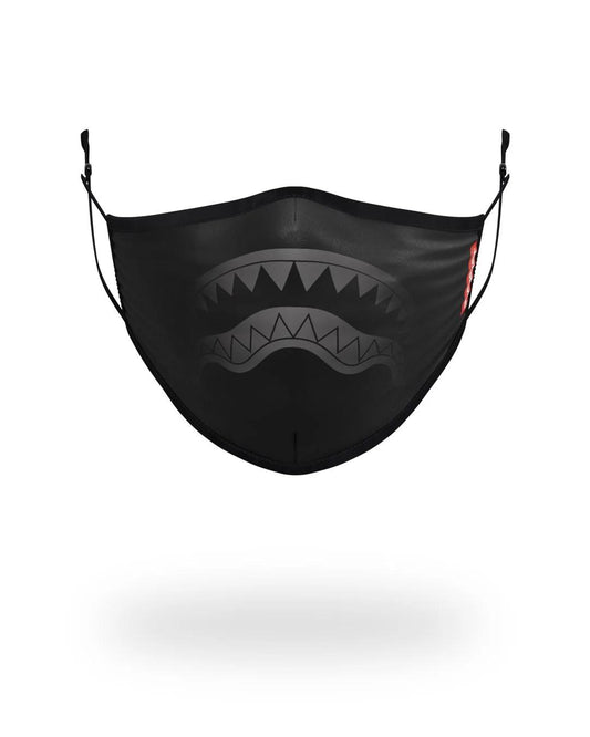 Sprayground Featured | ADULT MIDNIGHT SHARK FORM FITTING FACE MASK