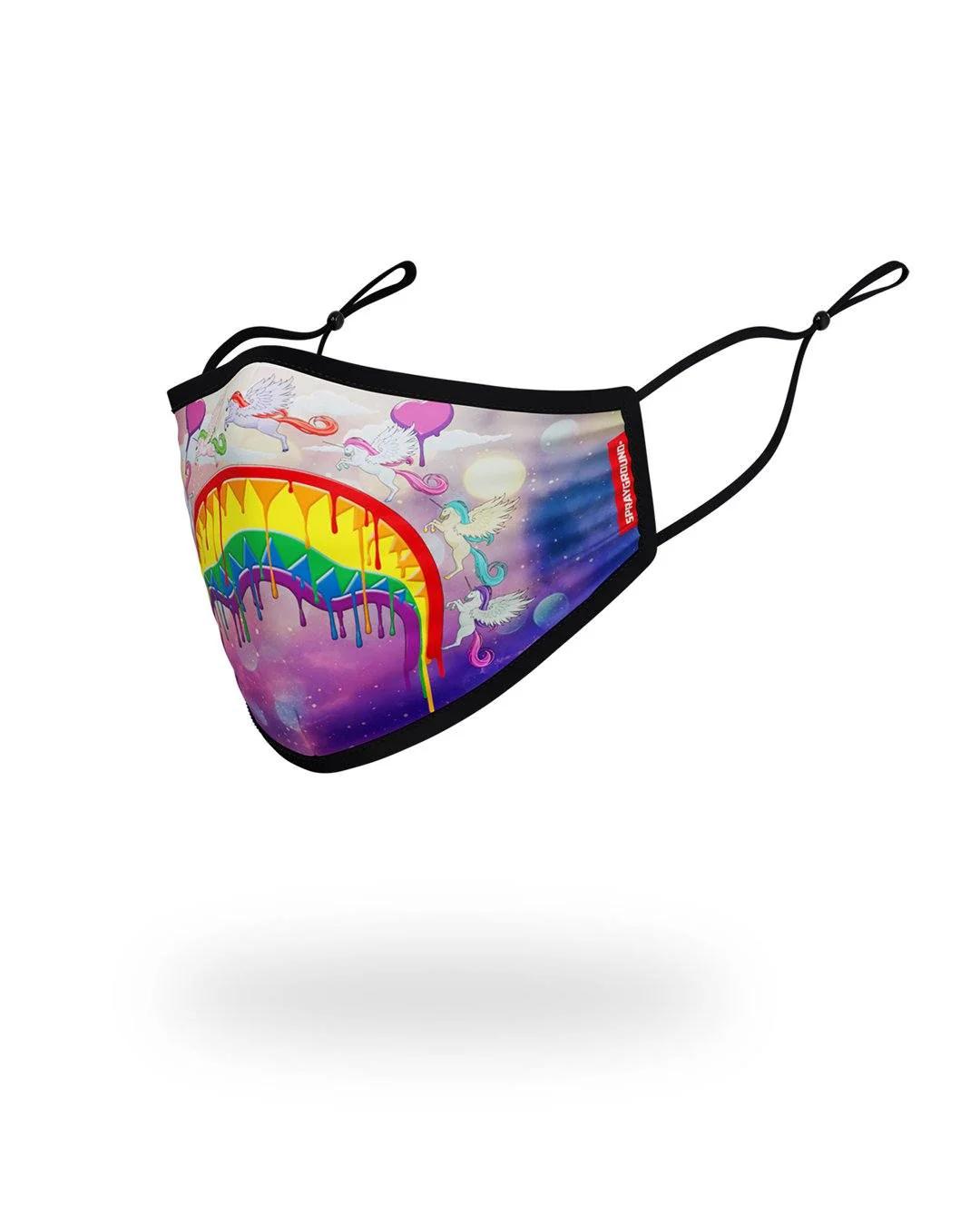 Sprayground Recommended | KIDS FORM FITTING MASK: MELT THE RAINBOW