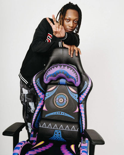 Sprayground Exclusive | A.I. 12 BROOKLYN & BEYOND - SANDFLOWER COLLAB GAMING CHAIR