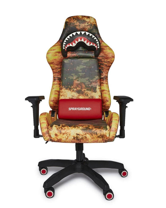 Sprayground Best Seller | FIRE CAMO GAMING CHAIR - SUPER RARE