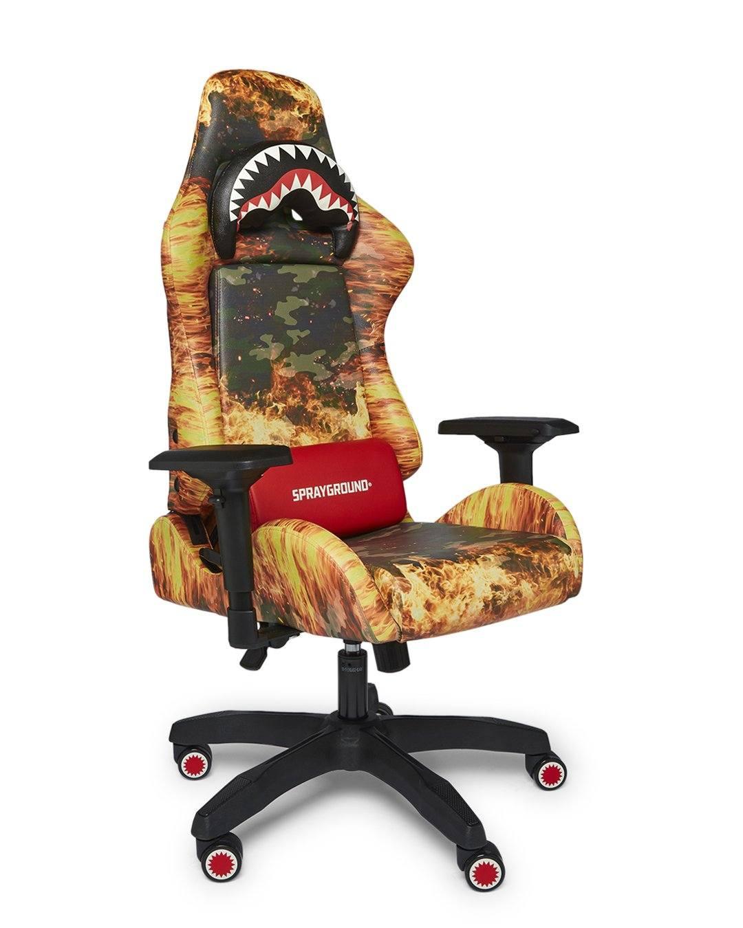 Sprayground Best Seller | FIRE CAMO GAMING CHAIR - SUPER RARE