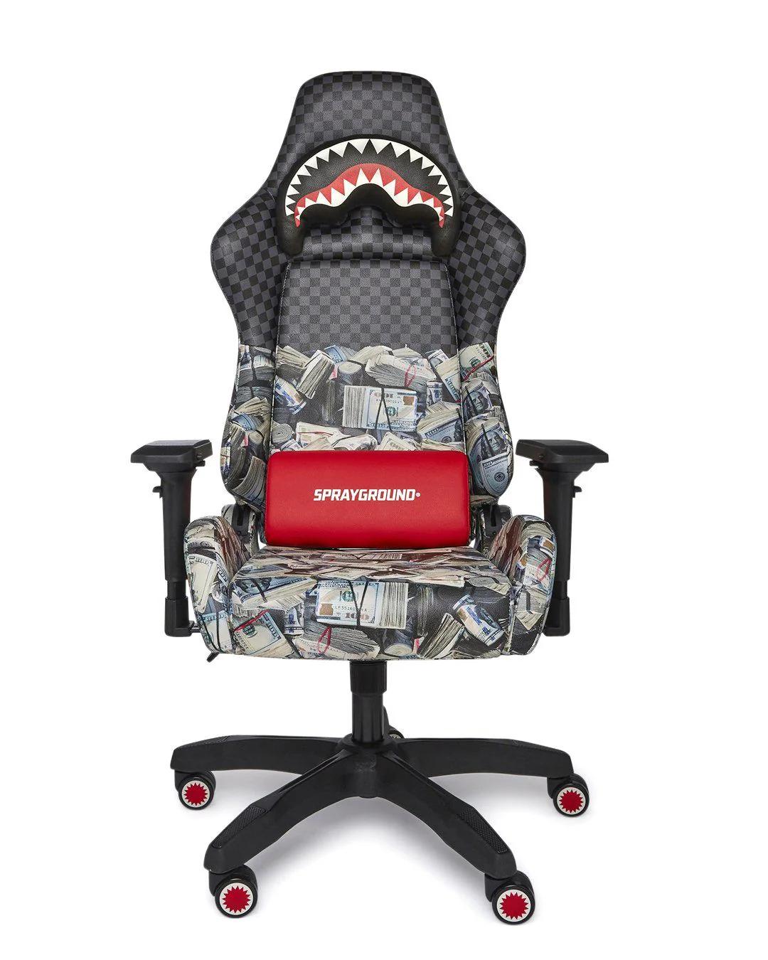 Sprayground Recommended | CHECK MONEY GAMING CHAIR - SUPER RARE