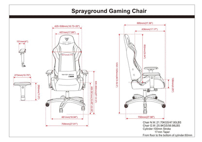 Sprayground Recommended | CHECK MONEY GAMING CHAIR - SUPER RARE