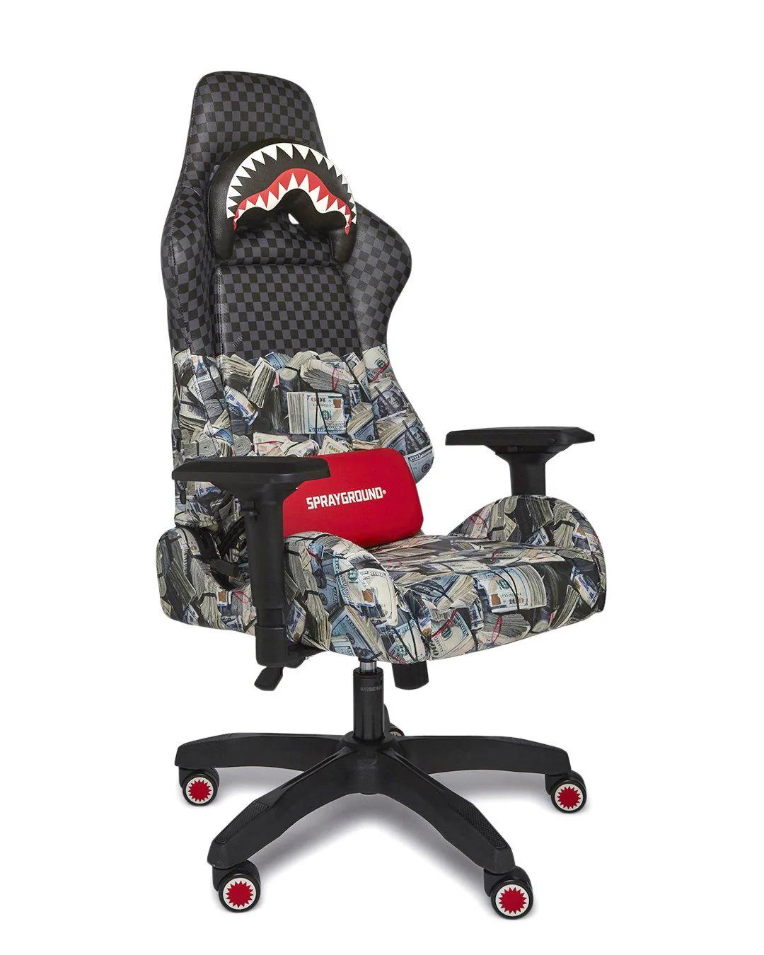 Sprayground Recommended | CHECK MONEY GAMING CHAIR - SUPER RARE