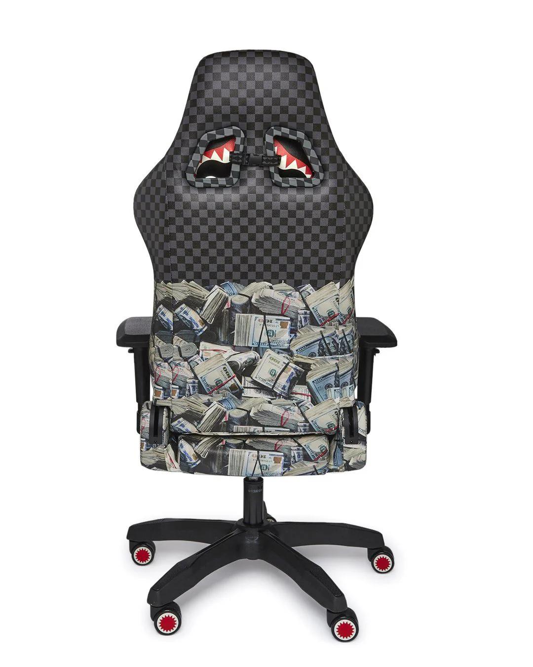 Sprayground Recommended | CHECK MONEY GAMING CHAIR - SUPER RARE