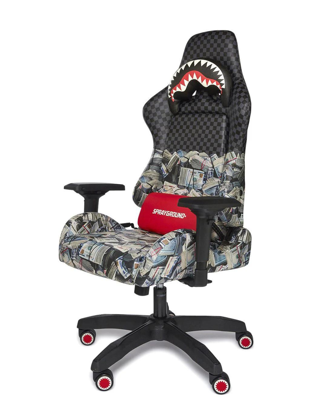 Sprayground Recommended | CHECK MONEY GAMING CHAIR - SUPER RARE