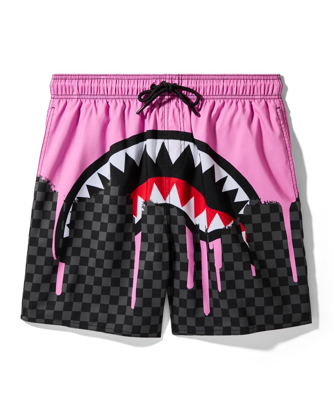 Sprayground Popular | OCEAN DRIP CHECK SWIM SHORT