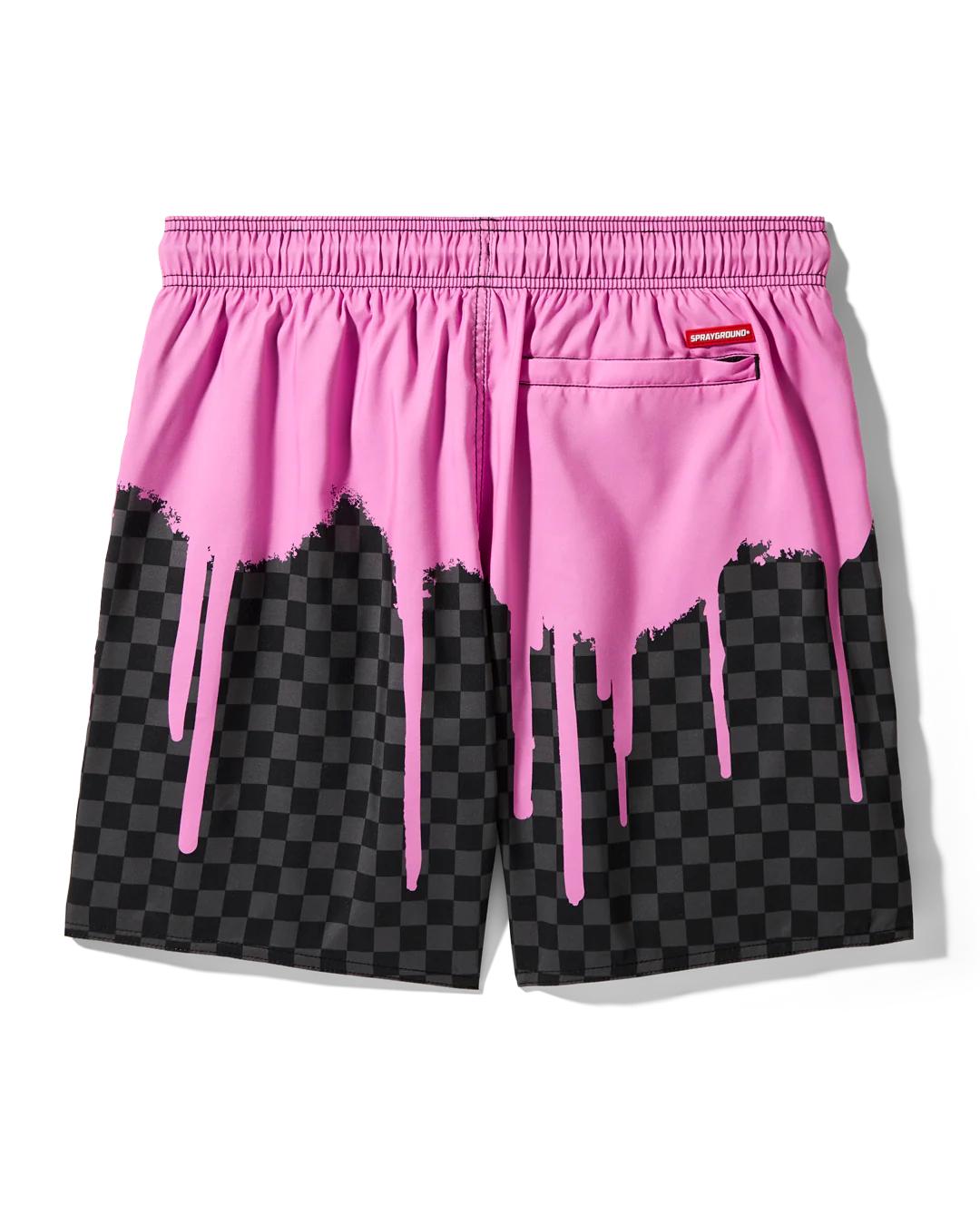 Sprayground Popular | OCEAN DRIP CHECK SWIM SHORT