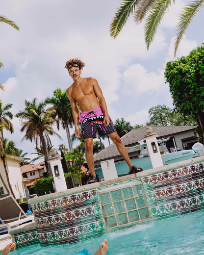 Sprayground Popular | OCEAN DRIP CHECK SWIM SHORT