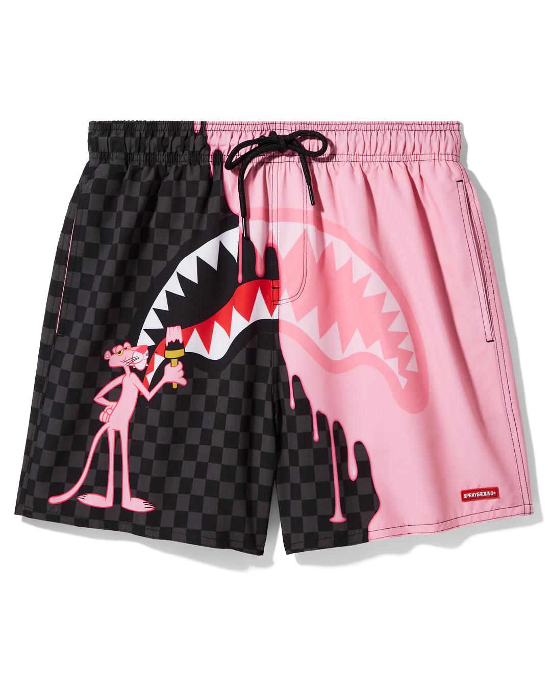 Sprayground Premium | PINK PANTHER PINK PAINTER SWIM SHORTS