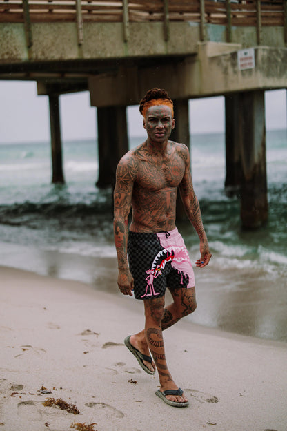 Sprayground Premium | PINK PANTHER PINK PAINTER SWIM SHORTS