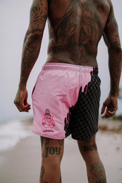 Sprayground Premium | PINK PANTHER PINK PAINTER SWIM SHORTS