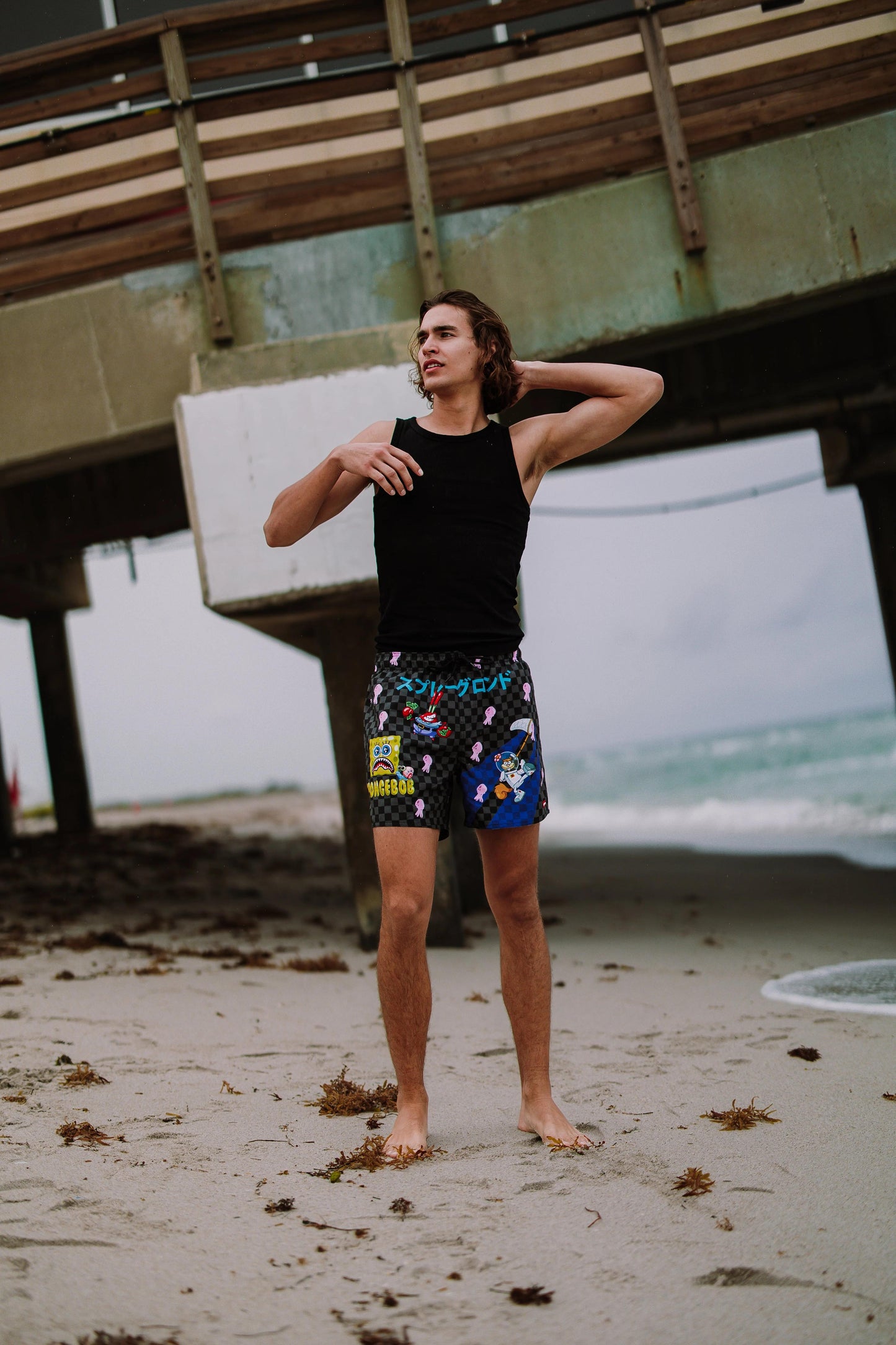 Sprayground New | SPONGEBOB TOKYO BUBBLE SWIM SHORTS
