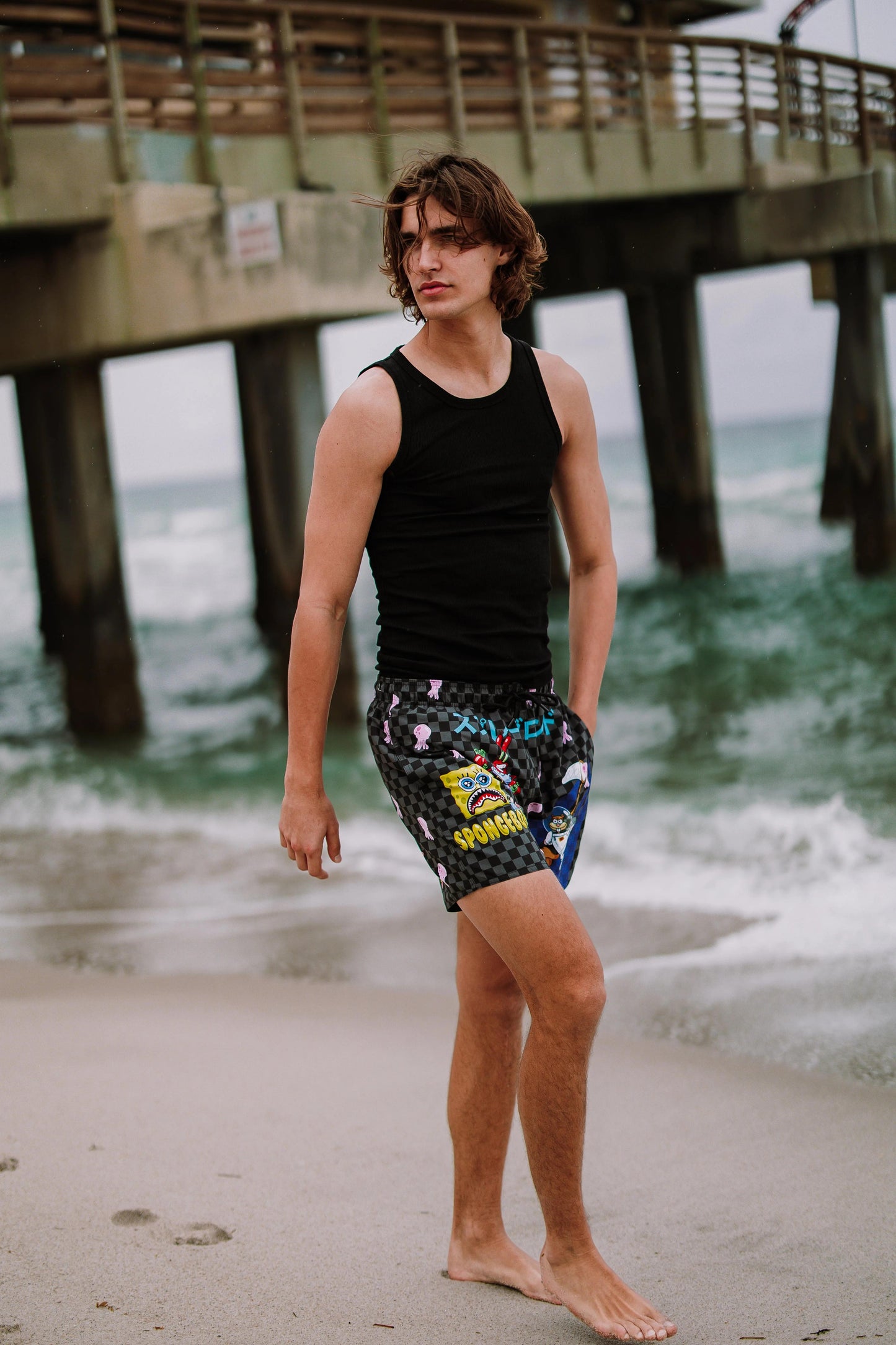 Sprayground New | SPONGEBOB TOKYO BUBBLE SWIM SHORTS