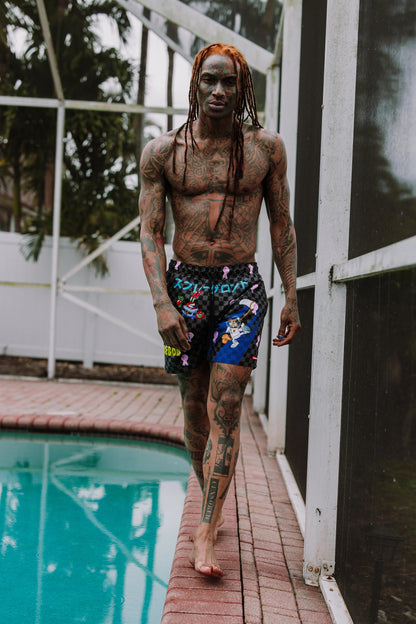 Sprayground New | SPONGEBOB TOKYO BUBBLE SWIM SHORTS