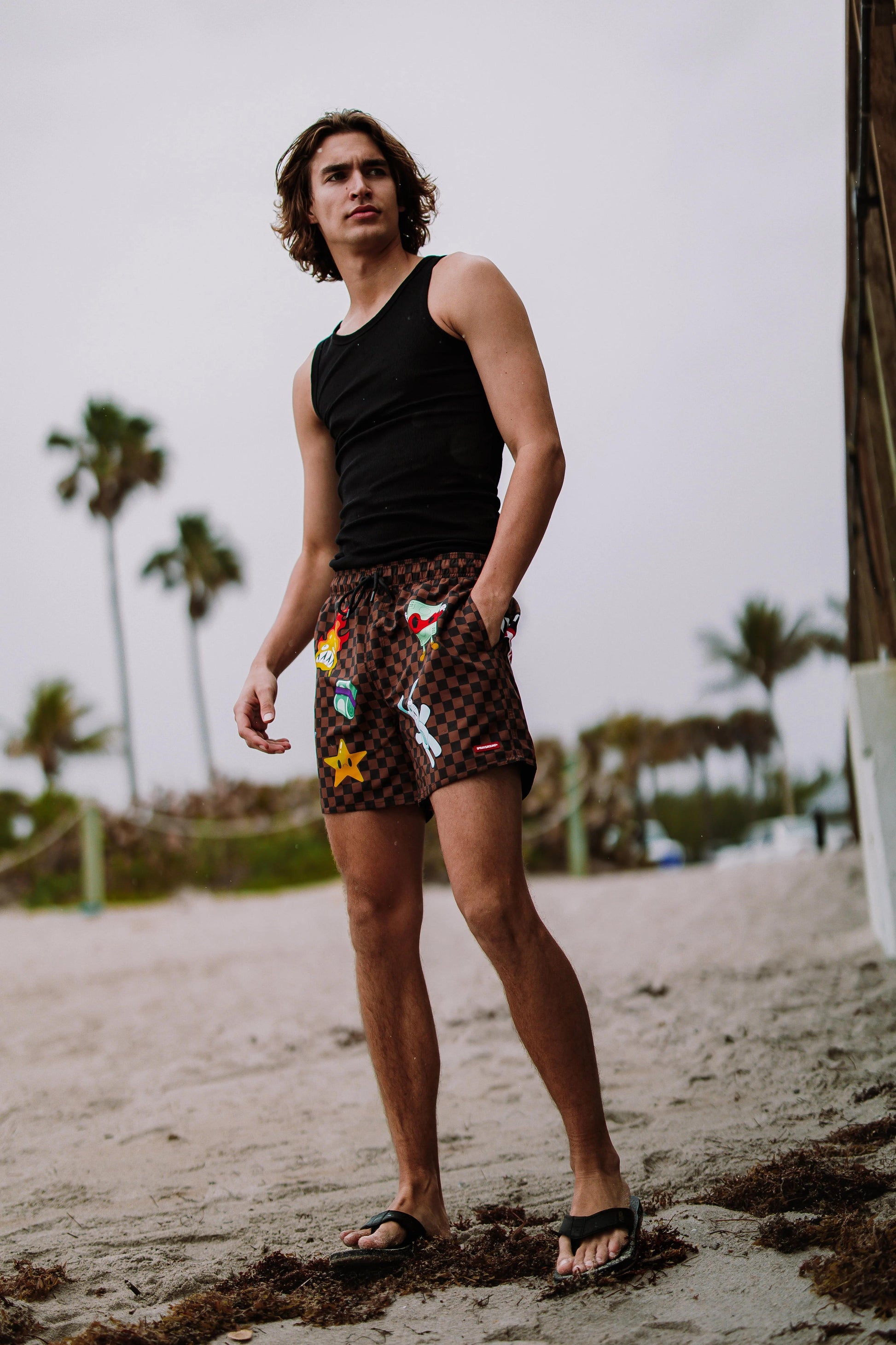 Sprayground Best Seller | LET'S MAKE SOME NOISE SWIM SHORTS