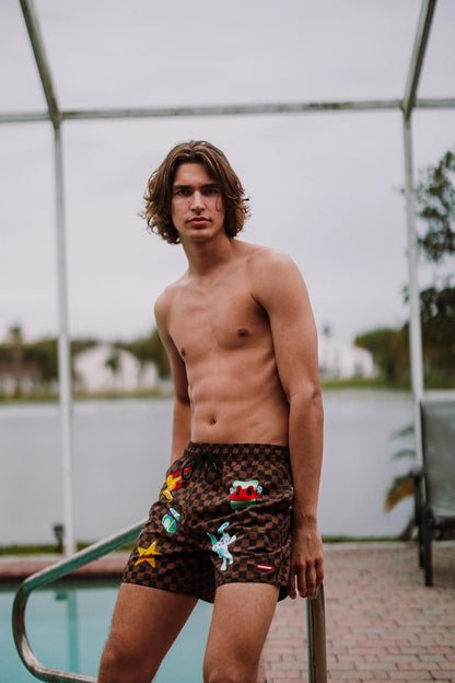 Sprayground Best Seller | LET'S MAKE SOME NOISE SWIM SHORTS