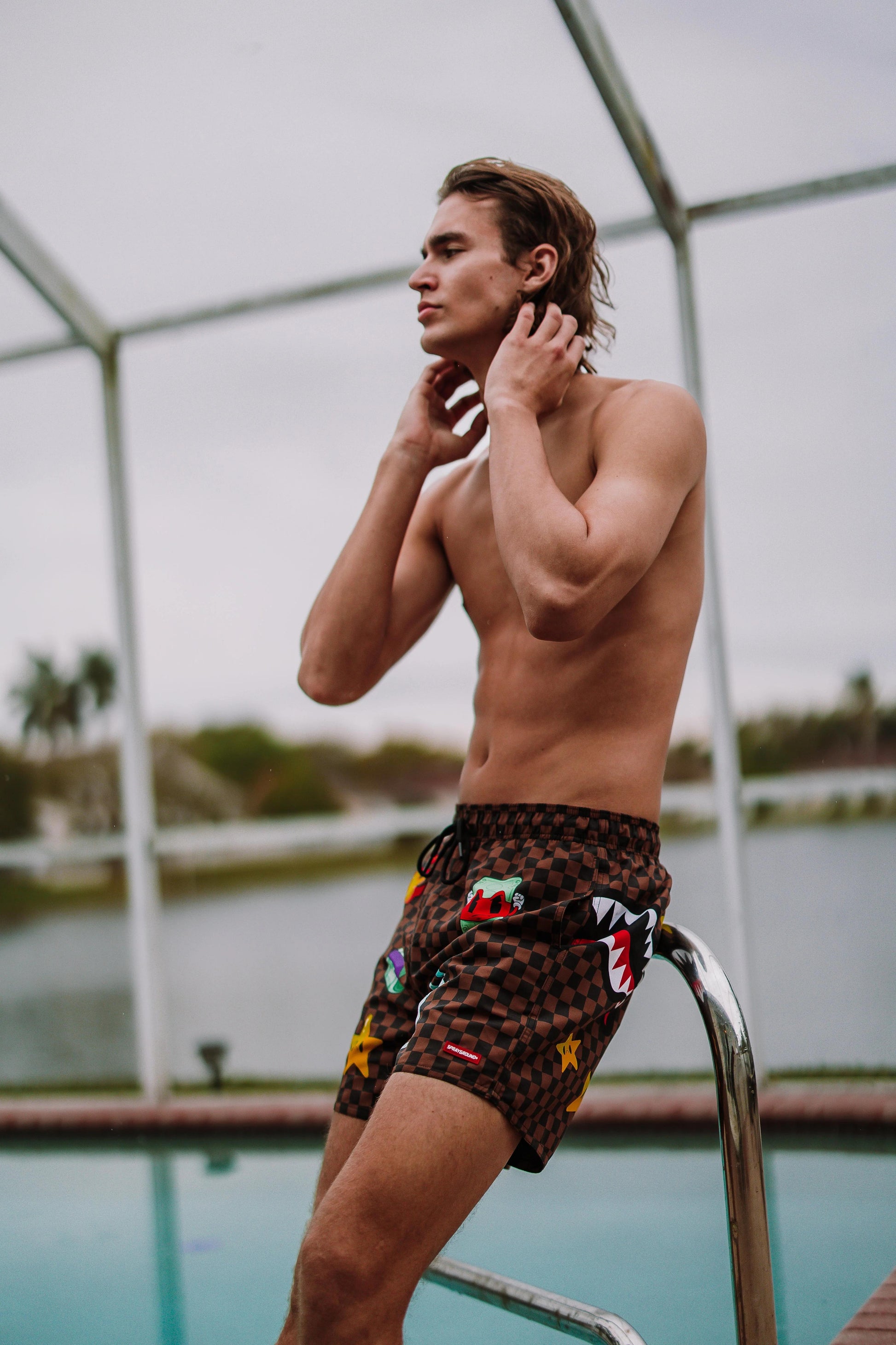 Sprayground Best Seller | LET'S MAKE SOME NOISE SWIM SHORTS