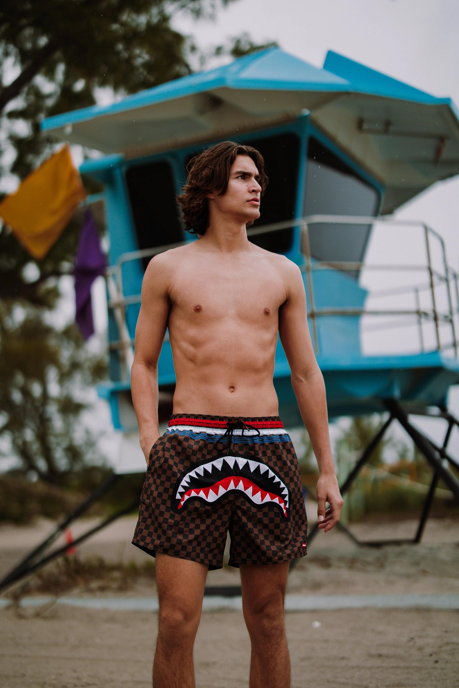Sprayground Recommended | SHARKS IN PARIS GT SWIM SHORTS