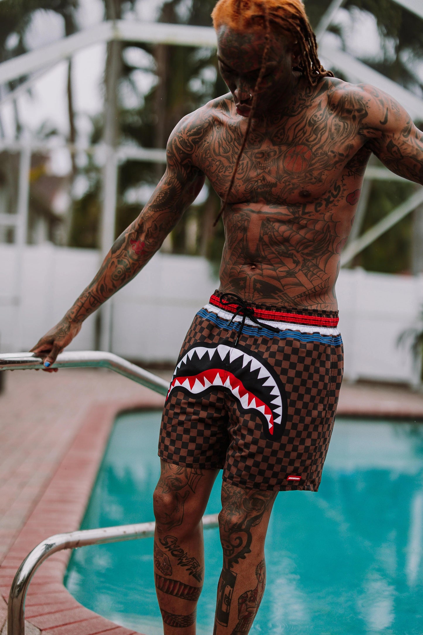Sprayground Recommended | SHARKS IN PARIS GT SWIM SHORTS