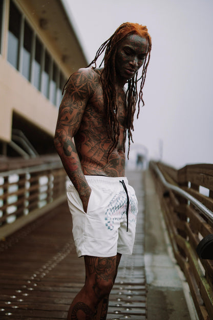 Sprayground Signature | SHARK CENTRAL DYNAMIC SWIM SHORTS