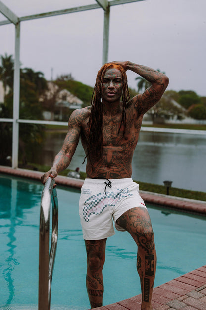 Sprayground Signature | SHARK CENTRAL DYNAMIC SWIM SHORTS