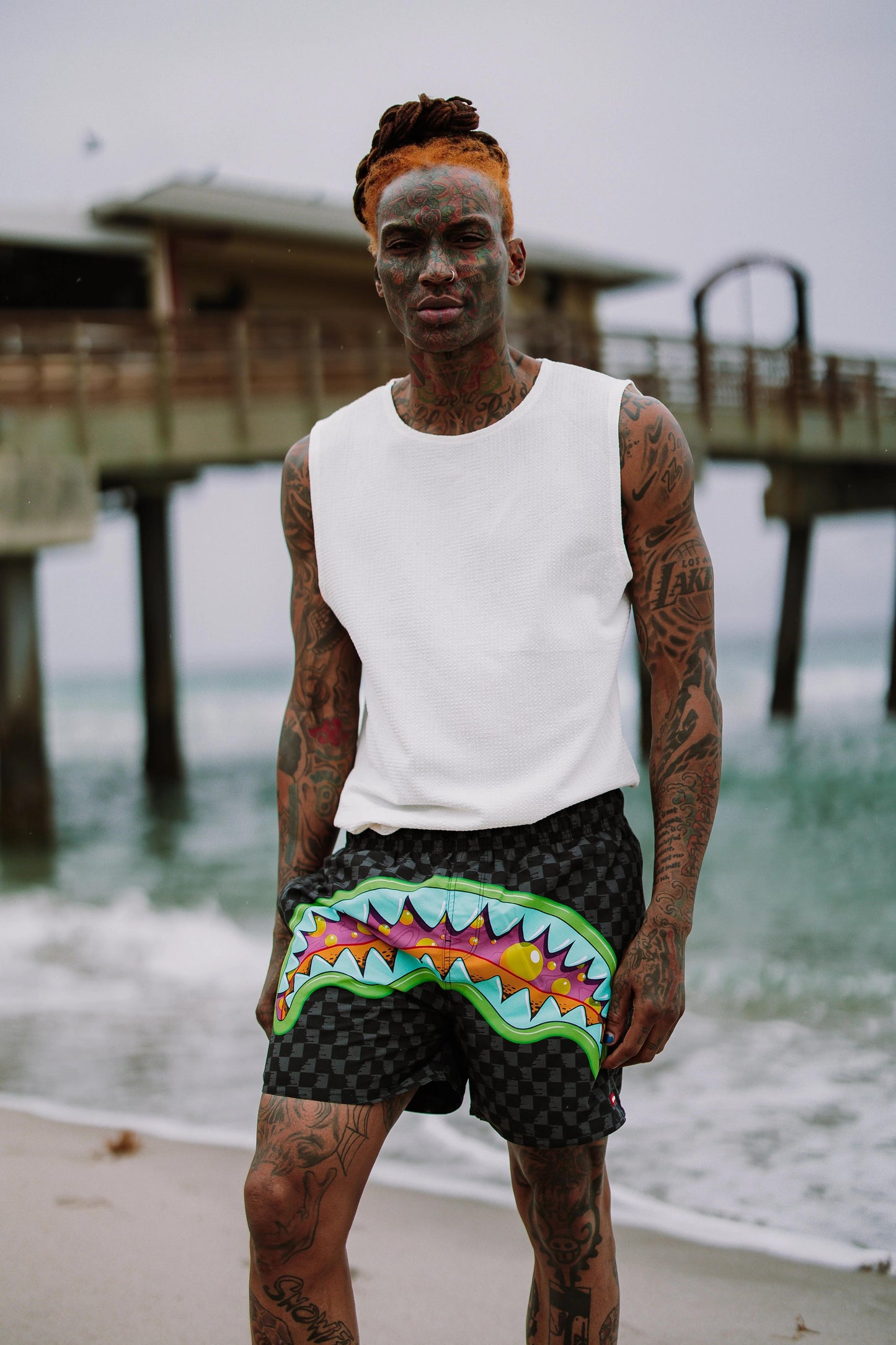 Sprayground Essential | SLIME TAKEOVER SWIM SHORTS