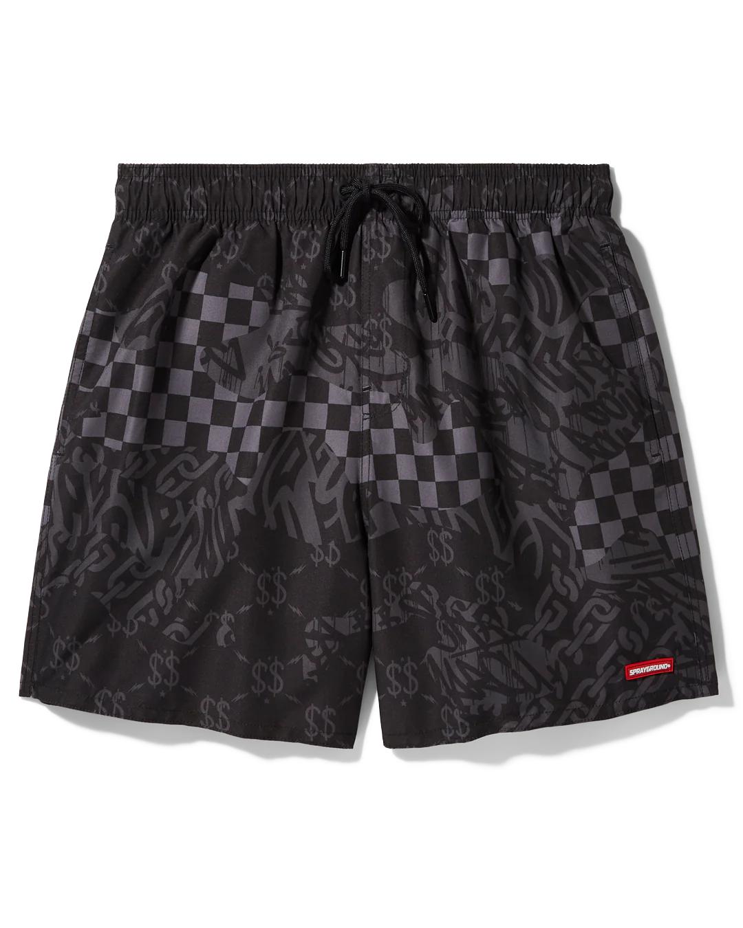 Sprayground Popular | 3AM CHECK SWIM SHORTS
