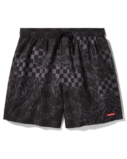 Sprayground Popular | 3AM CHECK SWIM SHORTS