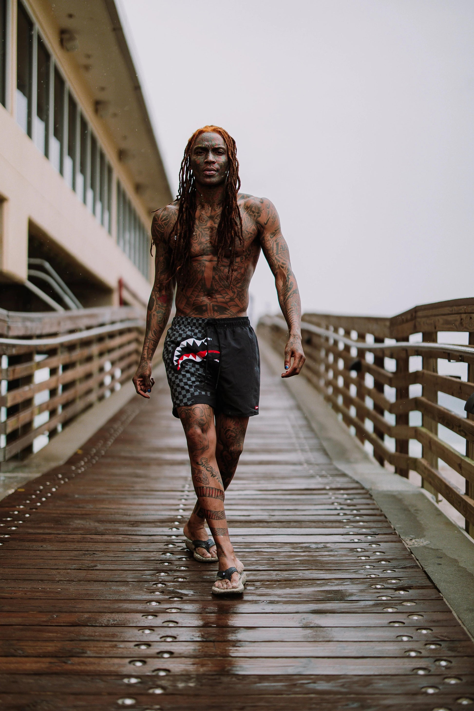 Sprayground Best Seller | SPEED SHARK SIDE SWIPE SWIM SHORTS